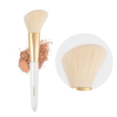Prémiový úhlový štětec na tvářenku a stínování | Měkký štětec na make-up Taklon na pudr a podkladovou bázi