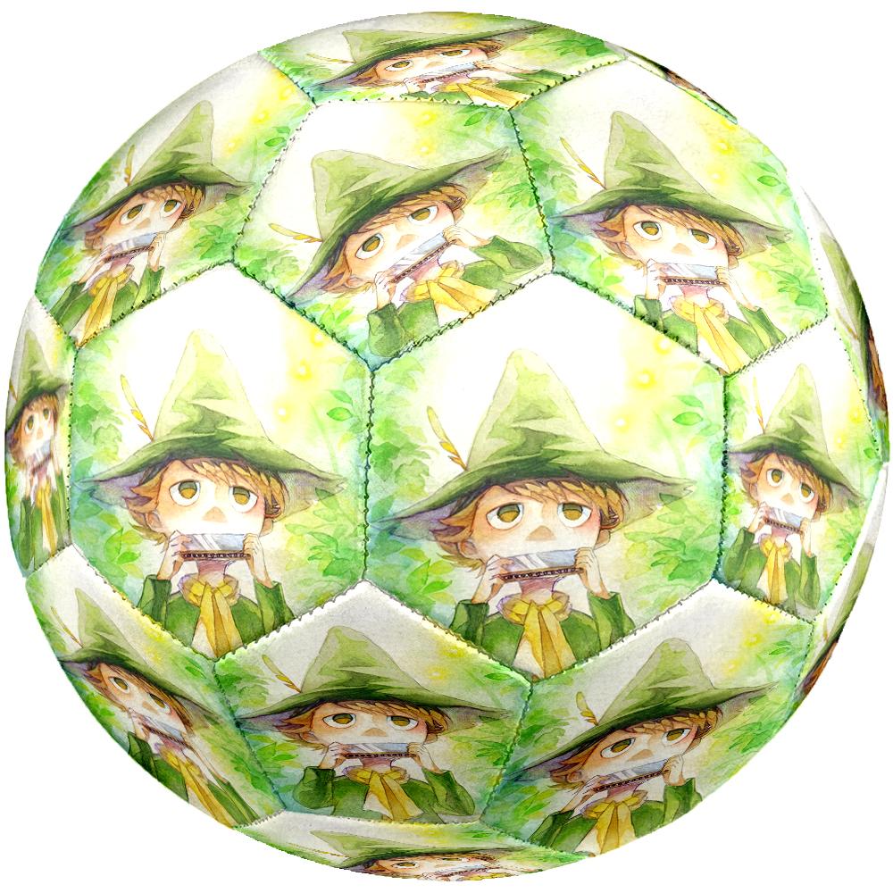 Snufkin Theme Size 5 Soccer Ball, Suitable for Both Indoor and Outdoor Matches, a Gift Suitable for Everyone.