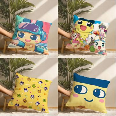T-tamagotchi Anime Pillow Case Pillowcase, Double-sided Printed, Sofa Cushion, Bedroom Headboard Pillow