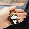 Swing Doll Panda Car Pendant Ornaments Rearview Mirror Hanging Car Hanging Ornament  Creative Gift