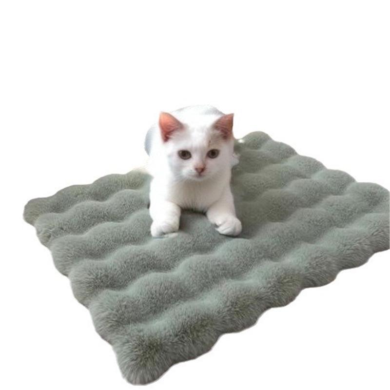 Warm Space Capsule Cat Bed & Climbing Frame with Cushion & Thick Blanket - Pet Mat for Sleeping & Lounging