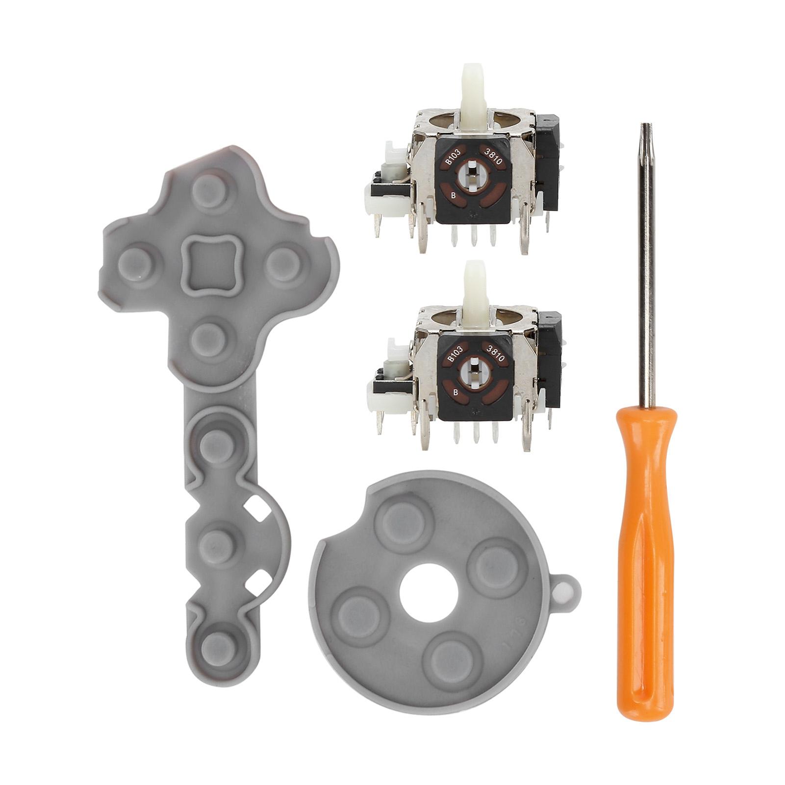 

1 комплект токопроводящих силиконовых резиновых накладок и рокеров, совместимый с контроллером XBOX 360