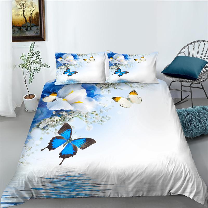 Povlak na přikrývku Oblek proti hmyzu Domácí Povlečení s povlakem na polštář 3D Povlak na přikrývku King Size Povlečení Dětská sada postelí pro dospělé