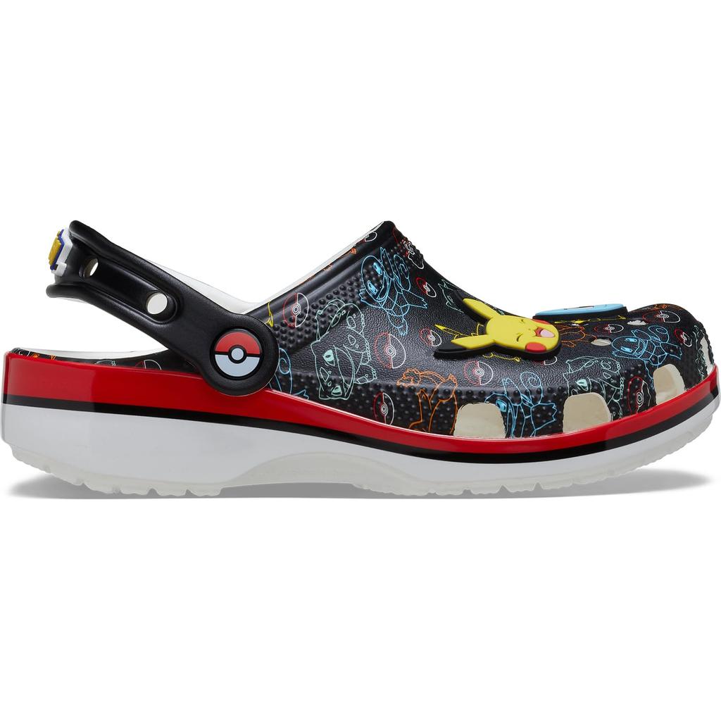 Crocs Kids Pokemon Print Classic 20cm Clog, Multi,