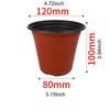 9‑15cm Plastic Flower Pot with Drainage Hole10PCS Nursery Seedling Planter Gardening Grow Pot for Home Balcony Maceta Jardineria