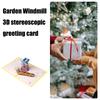 Elegant 3D Foldable Greeting Card Artistic 3D Foldable Card with Colorful Flowers Personalized Surprise for Lover