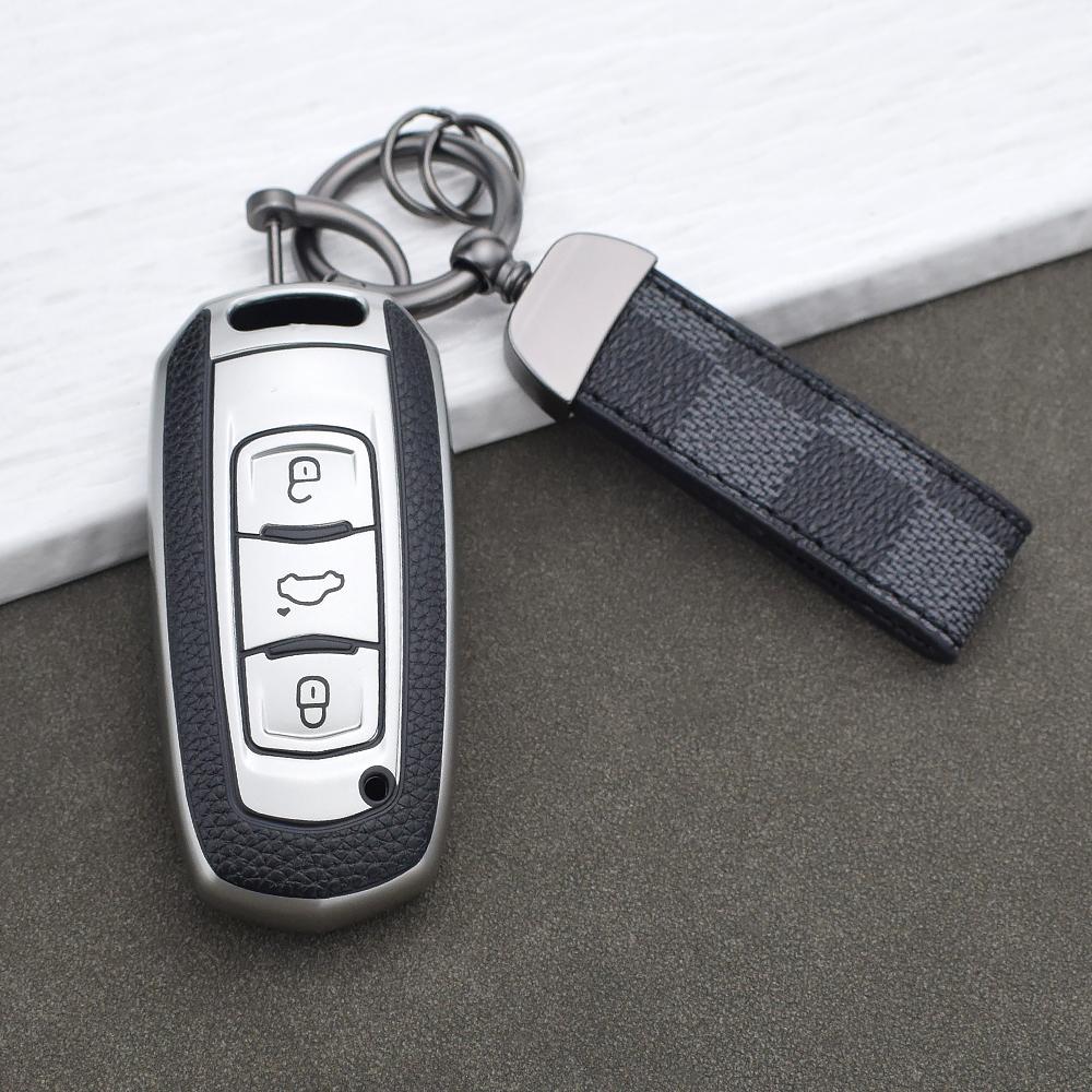 Soft Tpu Leather Remote Car Key Case Full Protection Holder For Geely Atlas Emgrand 7 Nl3 Gx3 Gs Ex7 Gt Gc9 Auto Key Shell Parts