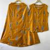 Women Sleeveless Summer Top Skirt Set Indian Bollywood Ethnic Kurti Set Dress