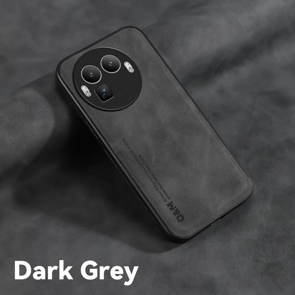 Nubuck Leather Magnetic Case for Realme GT 8 Pro GT8 Protective Cover Shockproof Back Shell Coque Capa Fundas