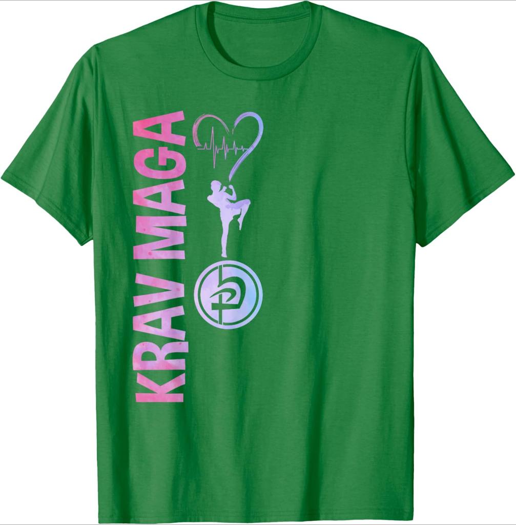 Krav Maga Apparel Israeli Self Defense System Krav Maga design 100 cotton Oneck short sleeve casual printed mens Tshirt