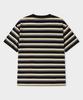 LEMAIN SECOND Fine Stripe Oversized Short Sleeve T-Shirt [Ivory]