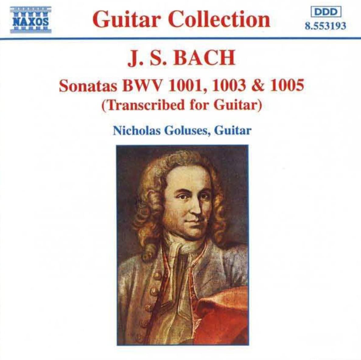 

CD JOHANN SEBASTIAN BACH - Guitar Sonatas 8553193 Naxos 1995 US Classical Used