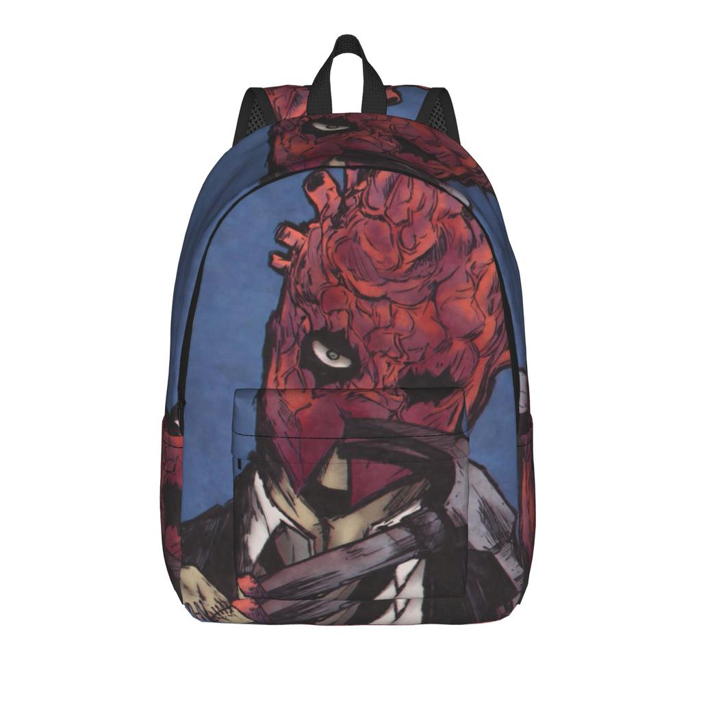 Dorohedoro Anime Casual Backpack Outdoor High School Hiking Travel Daypack for Men Women Laptop Shoulder Bag