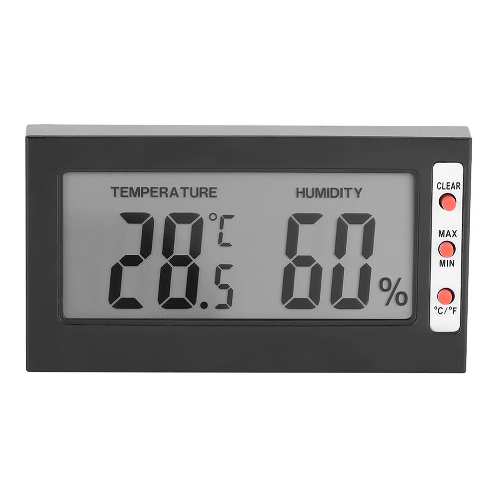 Indoor Digital Hygrometer Thermometers Large Screen Display Temperature Humidity Gaumge Meter For Room Indoor