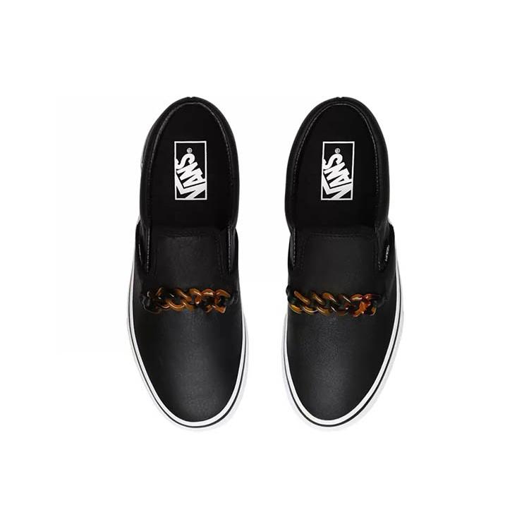 Vans Tort Classic Slip On Black Women's VN0A4U38WVI