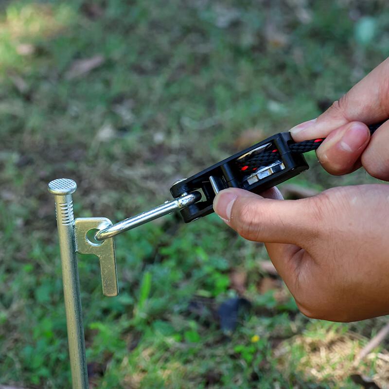 Campingseil mit Flaschenzug-Versteller