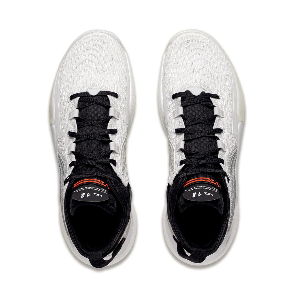 Li Ning Yu Shuai 18 Inheritance Full Palm Cushioning Anti-Slip Wear-Resistant Support Rebound Mid-Top Basketball Shoes Men Basketball Shoes ABAU009-3