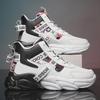 Cross-Border Fashion High-Top Casual Dad Shoes - Comfortable, Thick-Sole Running Style