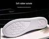 Women's White Genuine Leather Flats - 2023 Korean Style. Versatile, Trendy, Plus Size Casual Shoes for Spring/Summer.