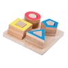 Childrens Geometric Wooden Shape Cognitive Matching Intelligent Column Toy Set