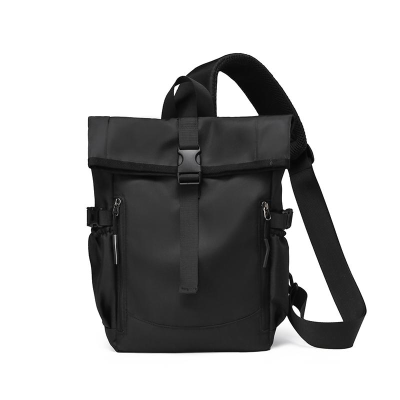 Roll-up Shoulder Bag Men's Travel Outdoor Crossbody Bag Outgoing Chest Bag