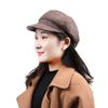 Casual Visors Cotton Women Beret Sombrero Painter Newsboy Caps Octagonal Cap Hats