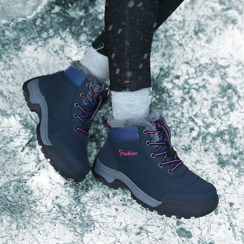 Fashion Fur Lined Big Size Women Loafer Training Top Sale Sneakers Breathable Running Shoes Sports High-level Funny Out Casual