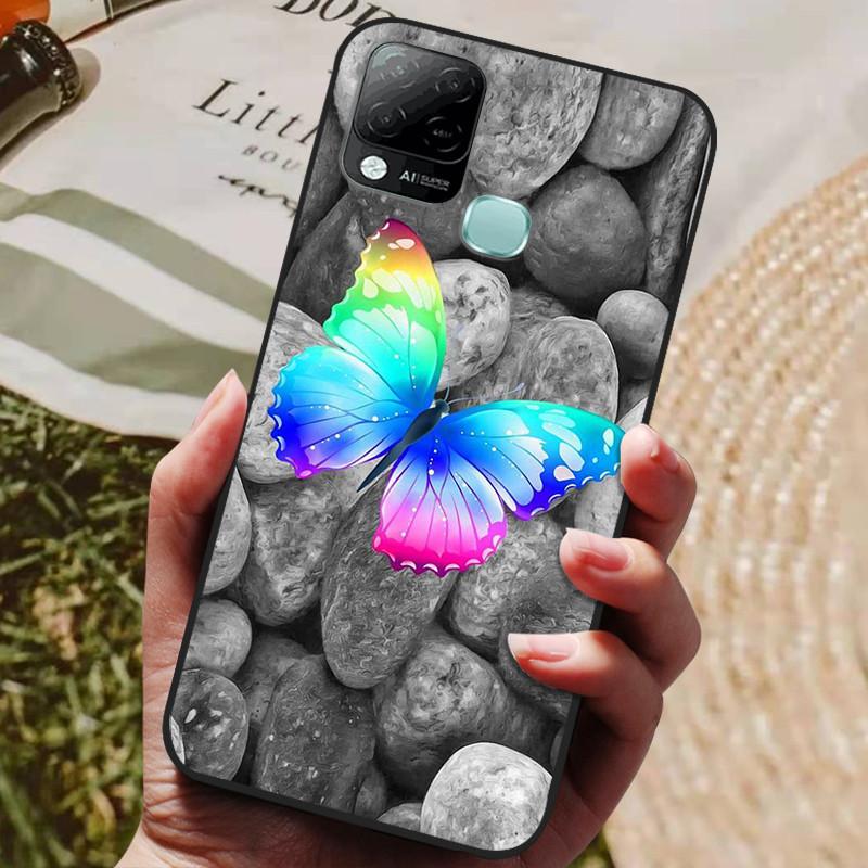 For Infinix Hot 10T Case Phone Cover Soft Silicone TPU Back Cases for Infinix Hot 10S NFC Case X689 Coques Hot10T  Hot10S Fundas