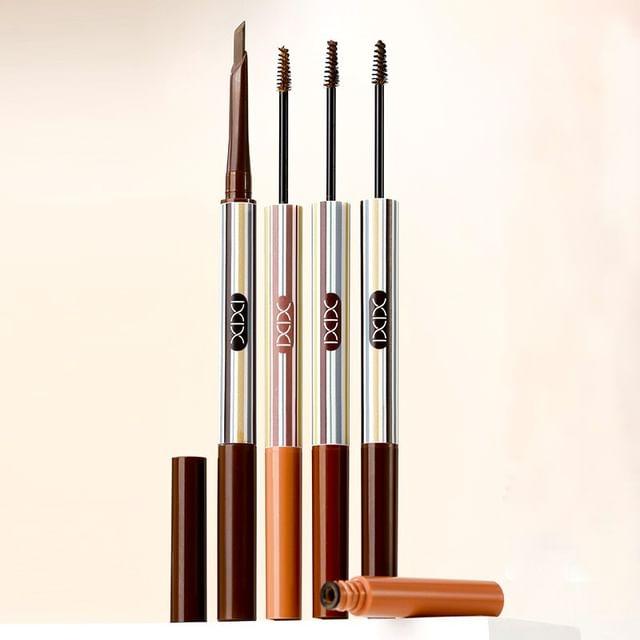xixi - Double Head Instant Effect Velvet Eyebrow - (1-3) #01 - (2g + 120mg)