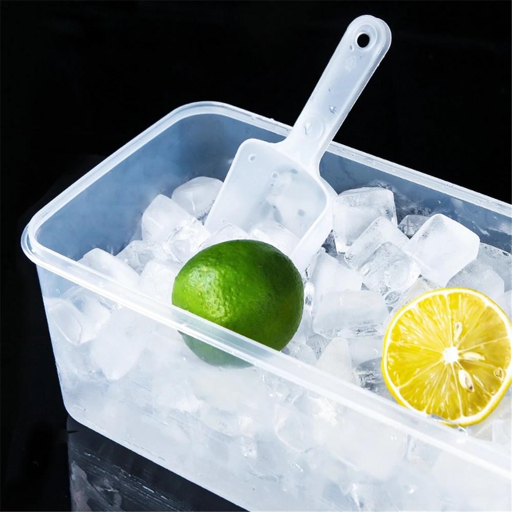 Small Ice Cube Mould Box with Lid Scoop Fruits Popsicle Maker Molds Tray Ice Cream DIY Tool Kitchen Refrigerator Accessories