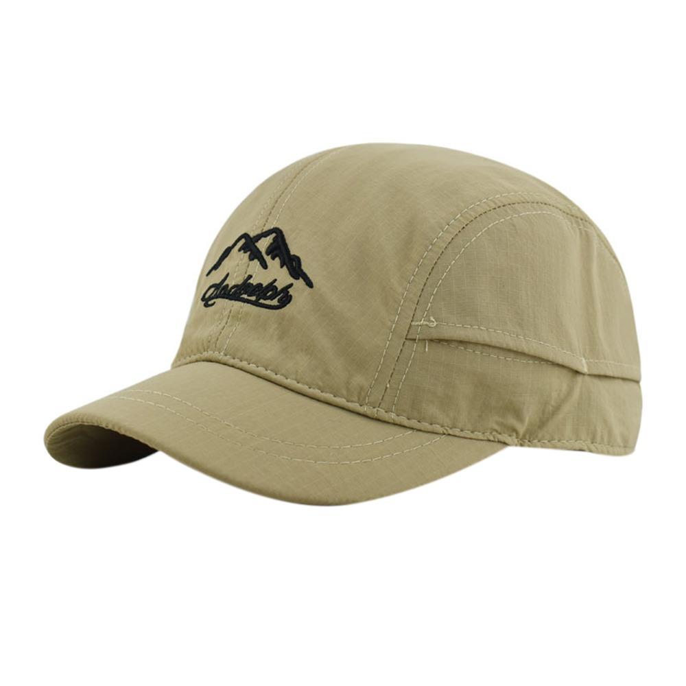 Quick-Dry Baseball Cap Sun Protection Camping Hat Casual Sun Hat хаки