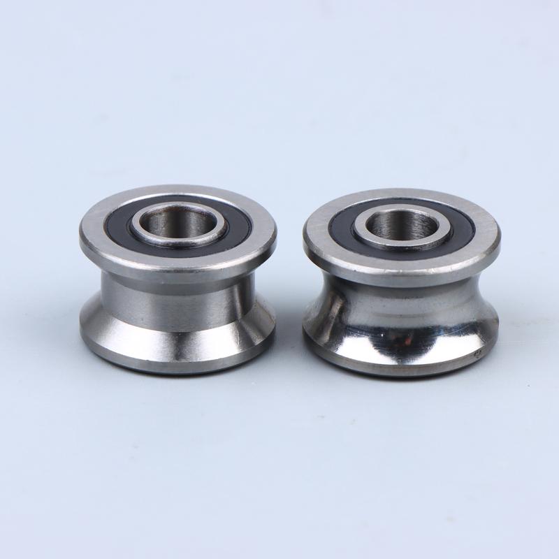 U22 T22 Shaped Groove Round Bottom Track Pulley Bearing Sliding Rollers Bearing Designed To Withstand Heavy Loads And Speed