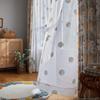Suminoe MOOMIN Buttocks Dot Voile Sheer 1 100 x 198 Curtains, Panel, cm, W, 342-74324
