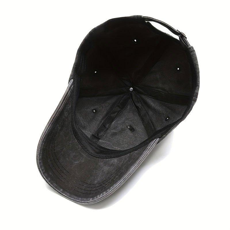 Dog print hat fashion style washed hat DAD hat