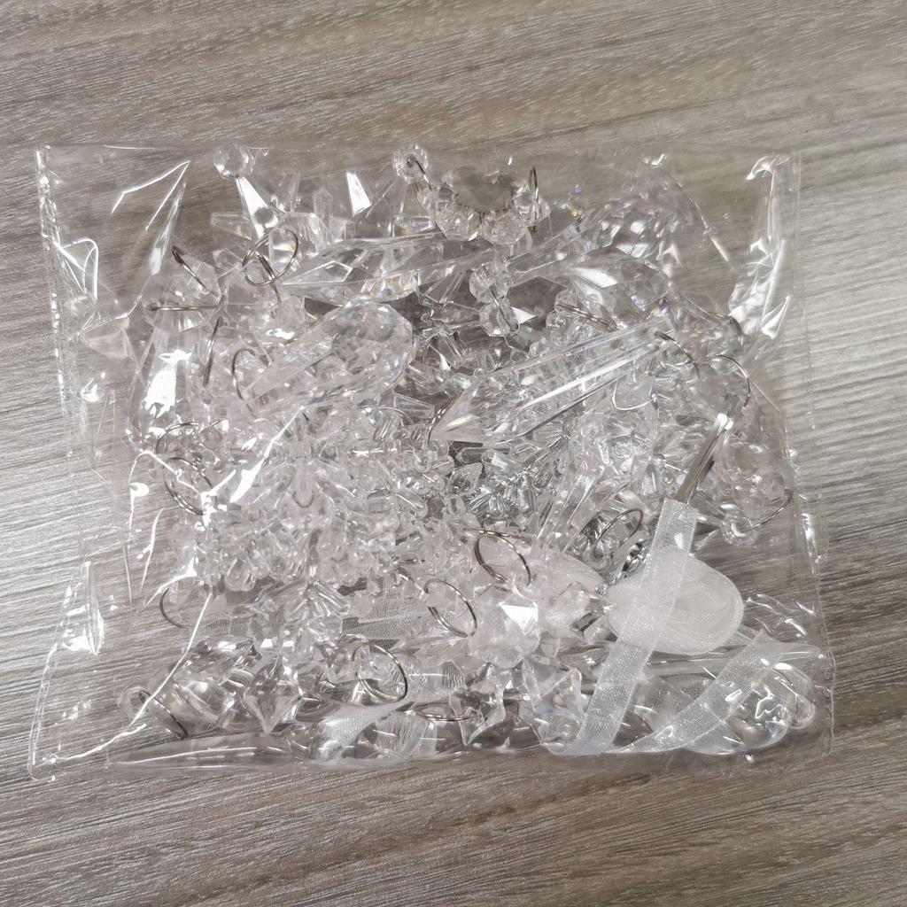 Transparente Acryl Schneeflocken Eiszapfen Weihnachtsdekorationen