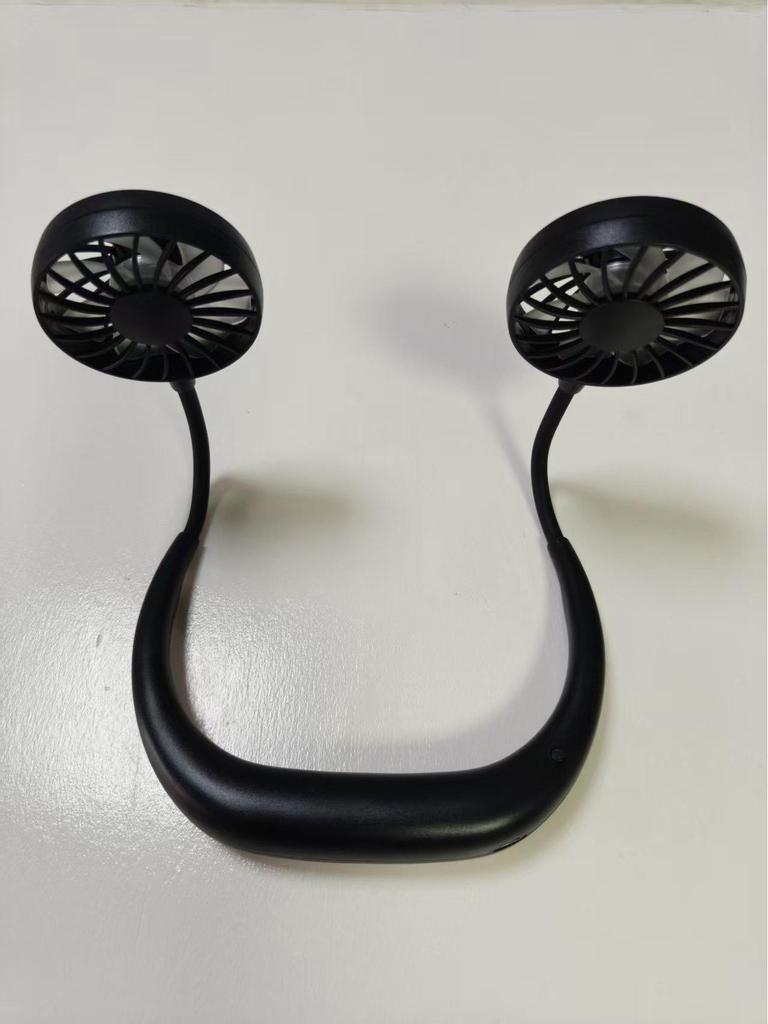 LED Nackenventilator: Wiederaufladbarer geräuschloser Hängeventilator der 3. Generation