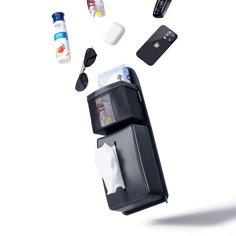 Depozitare Laterală Scaun Auto Cutie de Șervețele Auto Geantă Laterală pentru Șervețele Scaun Auto Geantă Agățată Auto Cutie de Hârtie Multifuncțională Geantă de Depozitare