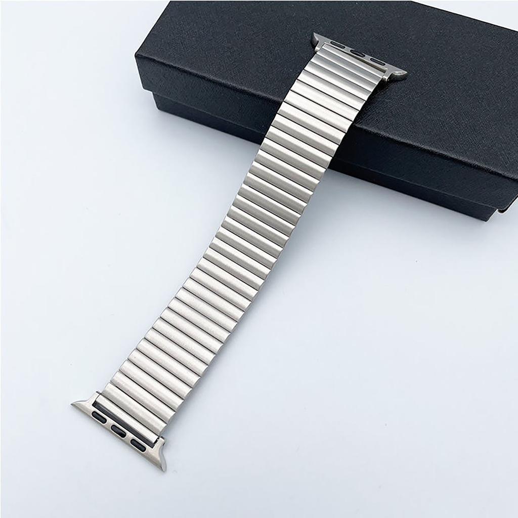 Elastic Watchband for Iwatch Ultra 49mm 40mm 44mm 42mm 45mm Stainless Steel Band for Apple Watch Series 8 7 6 5 4 3