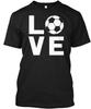 Cool I Love Soccer T-Shirt Made In the USA Size S To 5XL