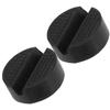 2PCS Circular Rubber Jack Pad Adapter Universal Slotted Car Jack Stand Lifting Protector