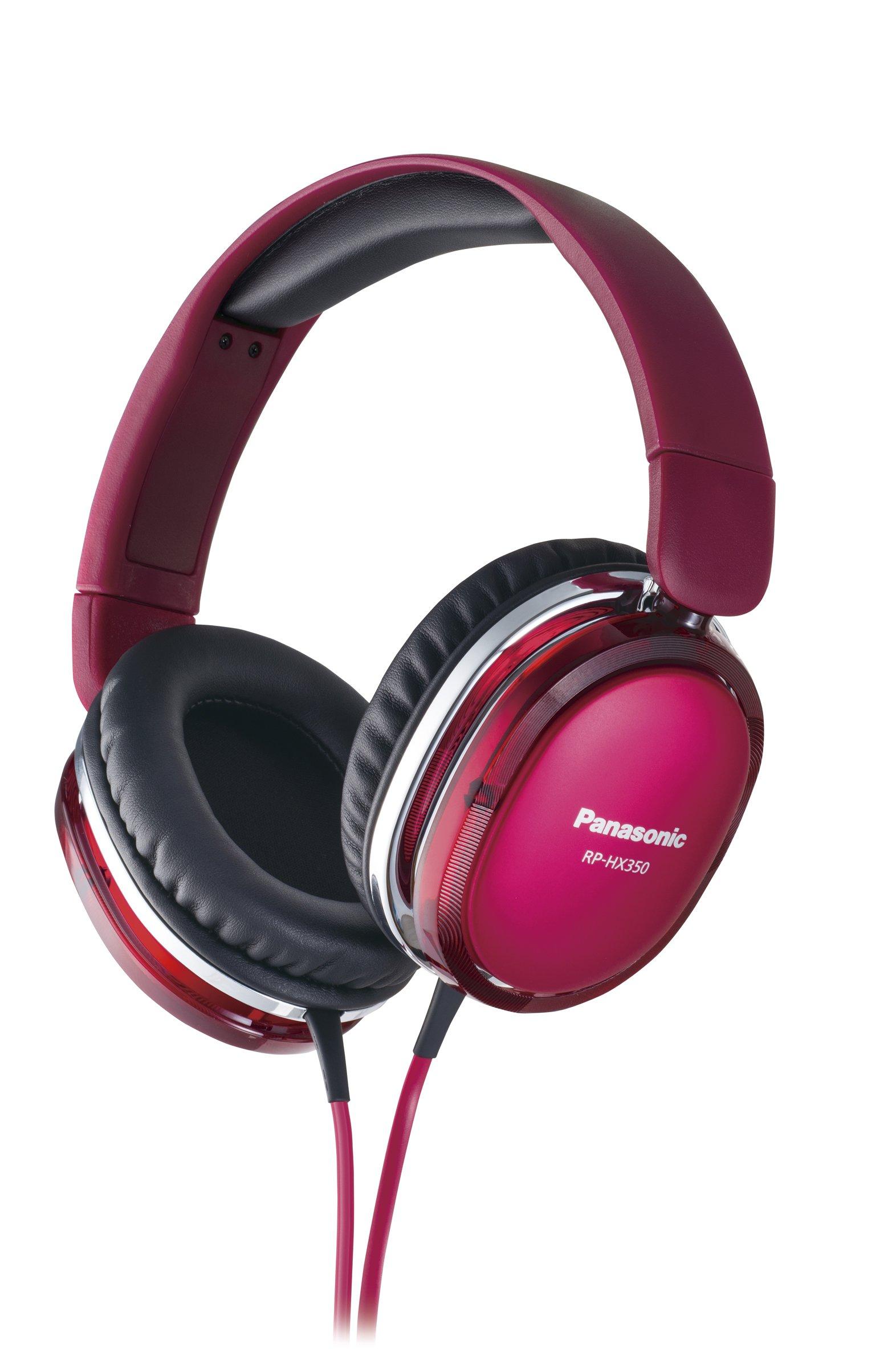 

Panasonic stereo headphones red RP-HX350-R