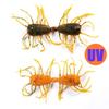 8pcs Silicone Material Fishing Artificial Lures 51mm Length Silicone Baits  For Pike Fishing