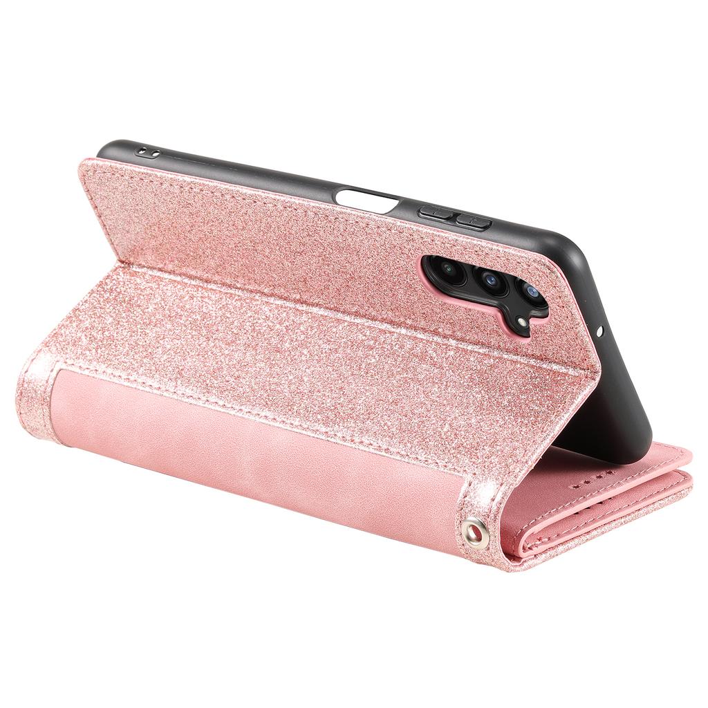 Für Samsung Galaxy A17 Hülle 9 Kartenfächer Reißverschluss Geldbörse PU Leder Handyhülle mit Handschlaufe