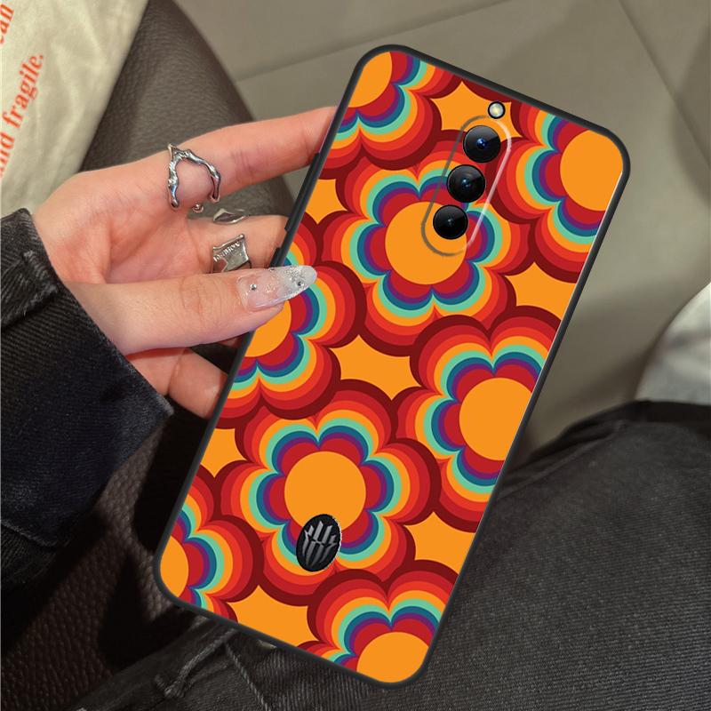 Rainbow 70s Groovy landscape Case For ZTE Nubia RedMagic 11 Air 8 9 10 8S 9S 10S Pro Plus 5G 5S 6 7 6S 7S Pro 10 Air Cover