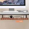 No Drilling Under Desk Cable Management Tray Sturdy Cable Tray Power Strip Cord Holder  Office
