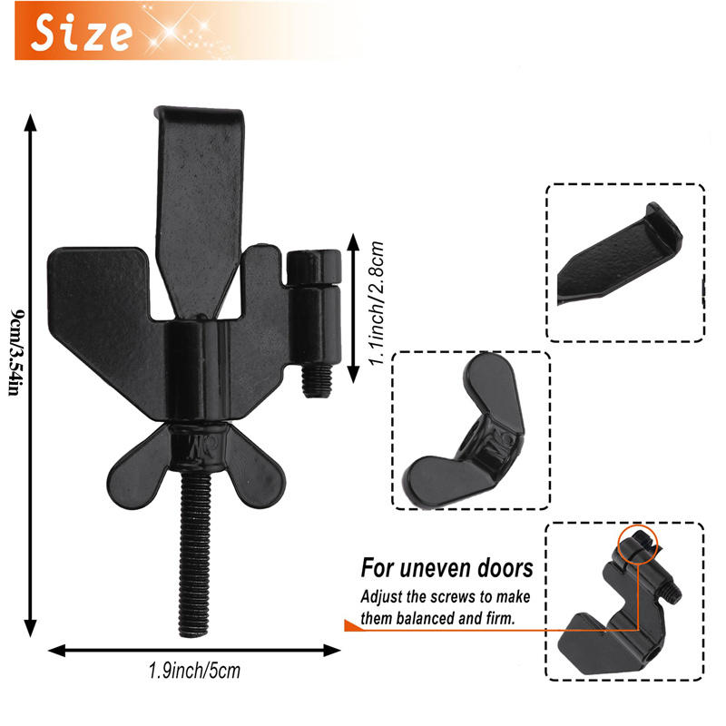 Portable Hotel Door Lock Live Alone Self-Defense Door Stop Travel Anti-theft Door Stopper Childproof Door Lock Safety Home Latch