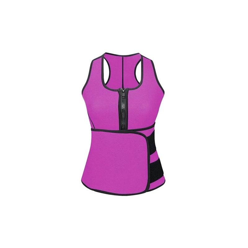 Timeless Women Waist Trainer Vest With Premium Quality Adjustable Sweat Belt Body Shaper For Gym Sessions
