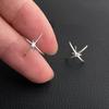 Earrings New Creative Starfish Earrings Europe And The United States Cold Atmosphere Flash Diamond Cross Staearrings