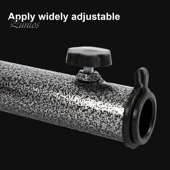 Patio Umbrella Holder Ground Stake Adjustable Heavy Duty Metal Outdoor Garden Beach Umbrella Parasol Flagpole Stand Base Umbrella Accessories