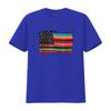 Mens Mexican American Chicano Sarape Flag T Shirt Vintage Washed Stretched Comfortable Graphic Soft Stylish Casual Unisex